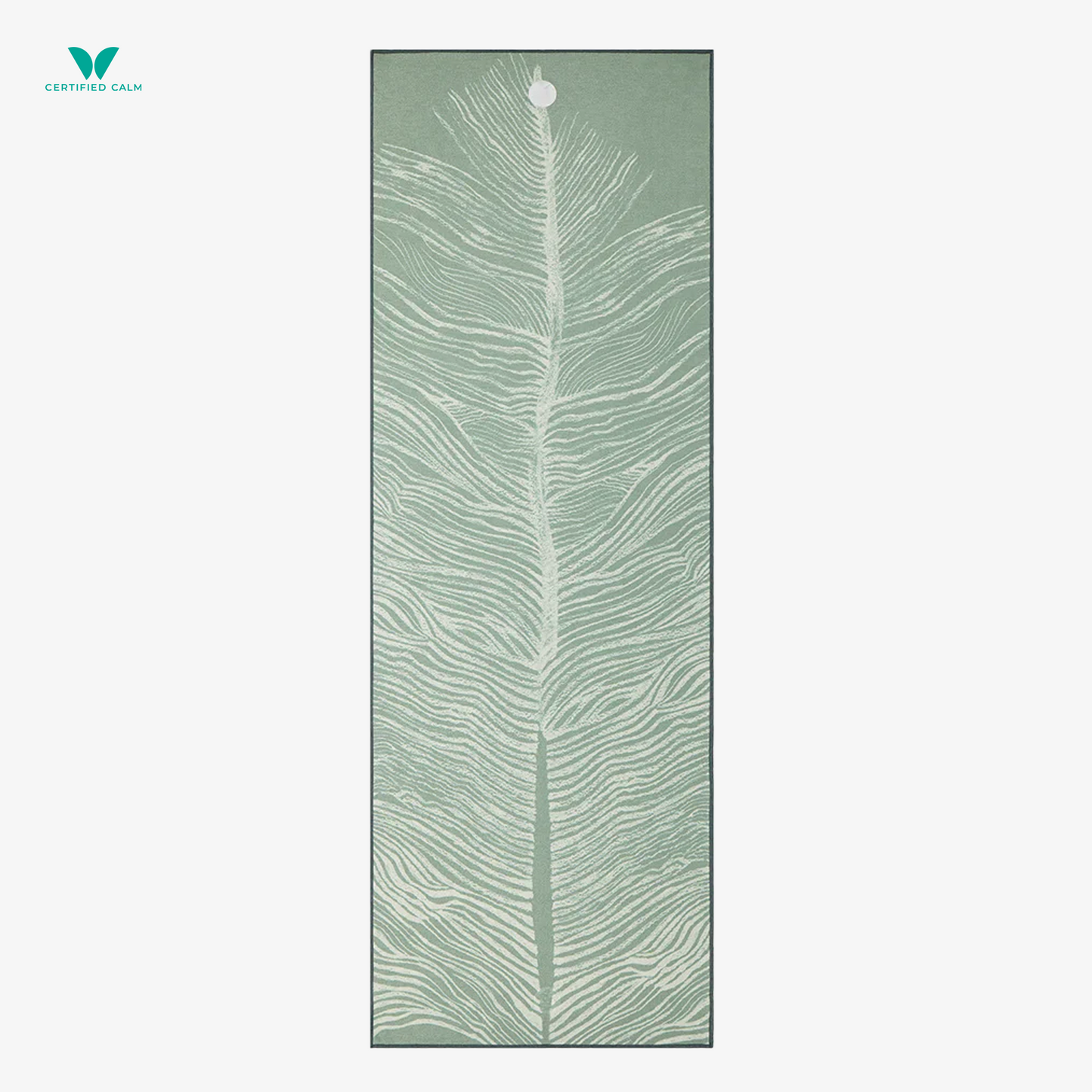 Manduka Yogitoes® Skidless Yoga Mat Long Towel 79'' - Silver Plume