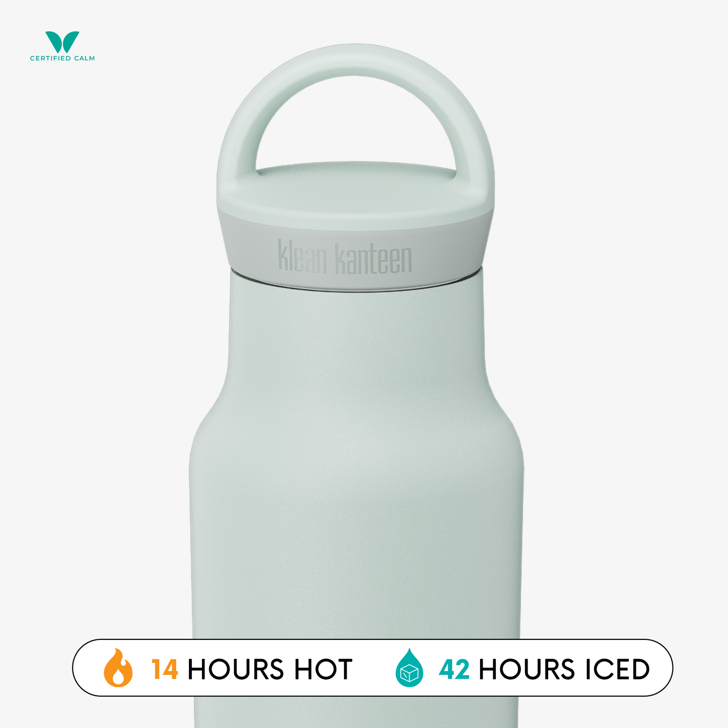 Klean Kanteen Rise 12oz Classic (w/ Arch Loop Cap)