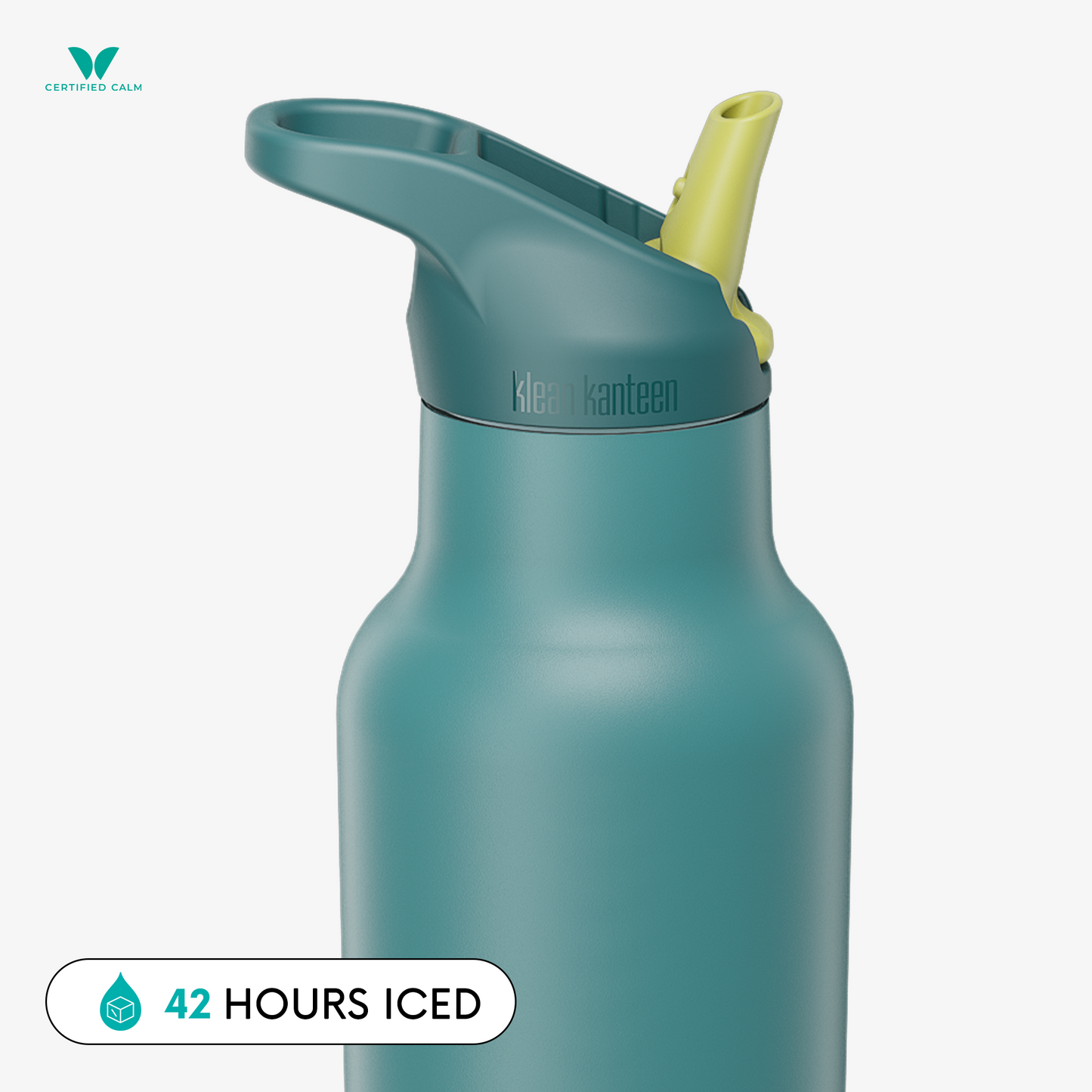 Klean Kanteen Rise 16oz Classic (w/ Flip Seal Sport Cap)