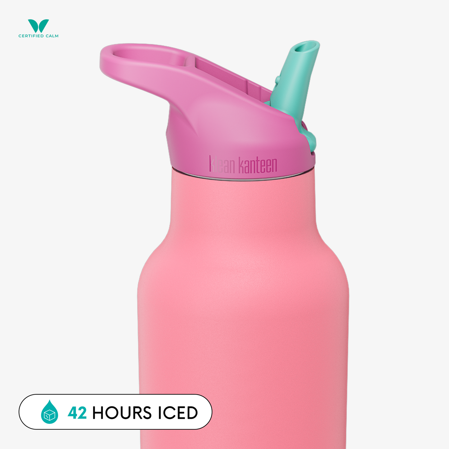 Klean Kanteen Rise 16oz Classic (w/ Flip Seal Sport Cap)