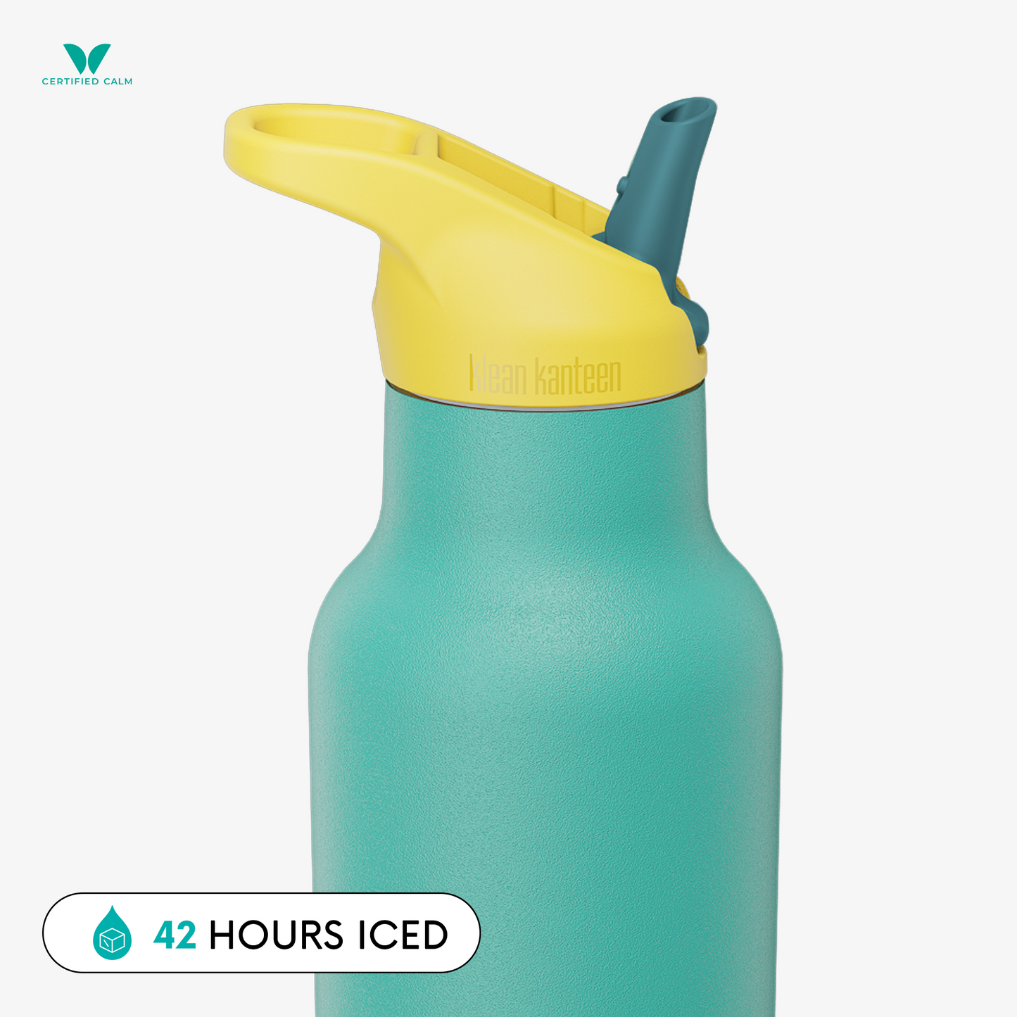 Klean Kanteen Rise 16oz Classic (w/ Flip Seal Sport Cap)