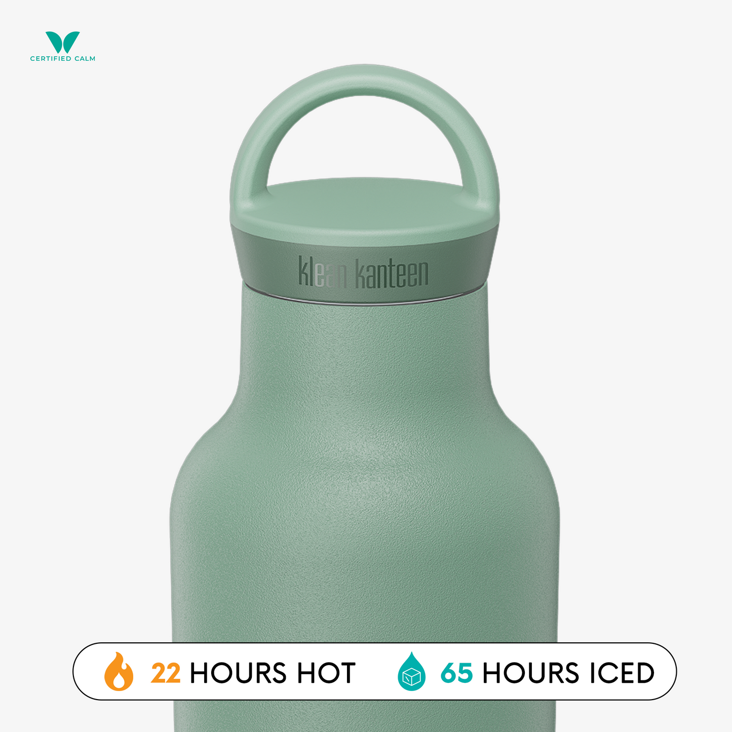 Klean Kanteen Rise 20oz Classic (w/ Arch Loop Cap)