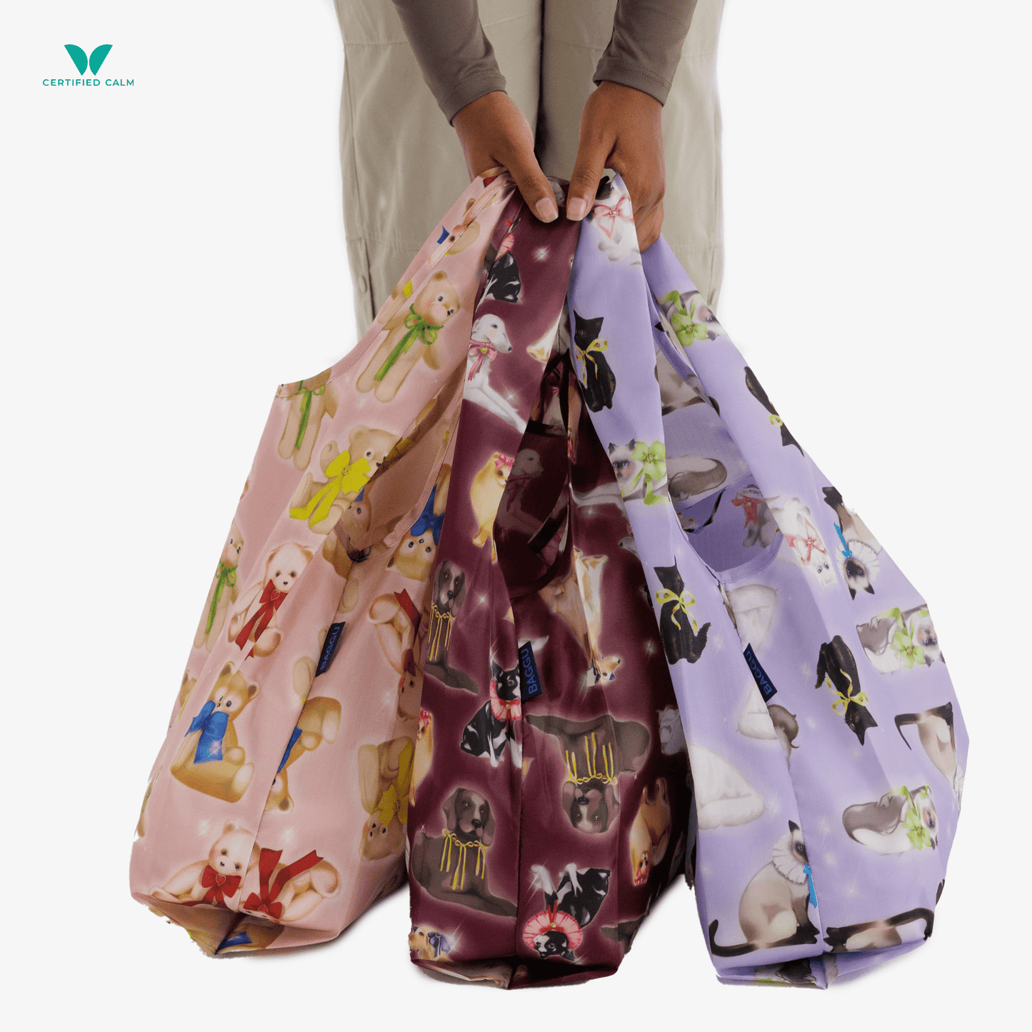 Set of 3 Standard Baggu Reusable Bags