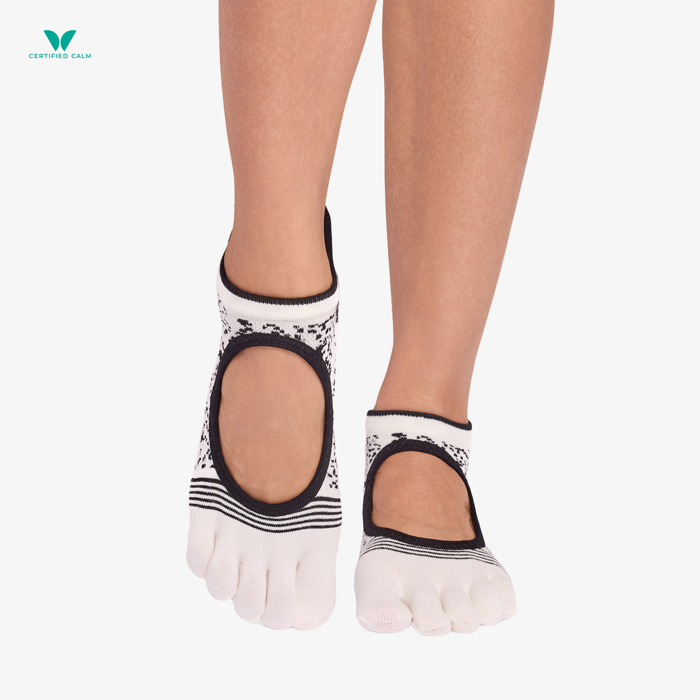 ToeSox Grip Socks Full Toe Bellarina