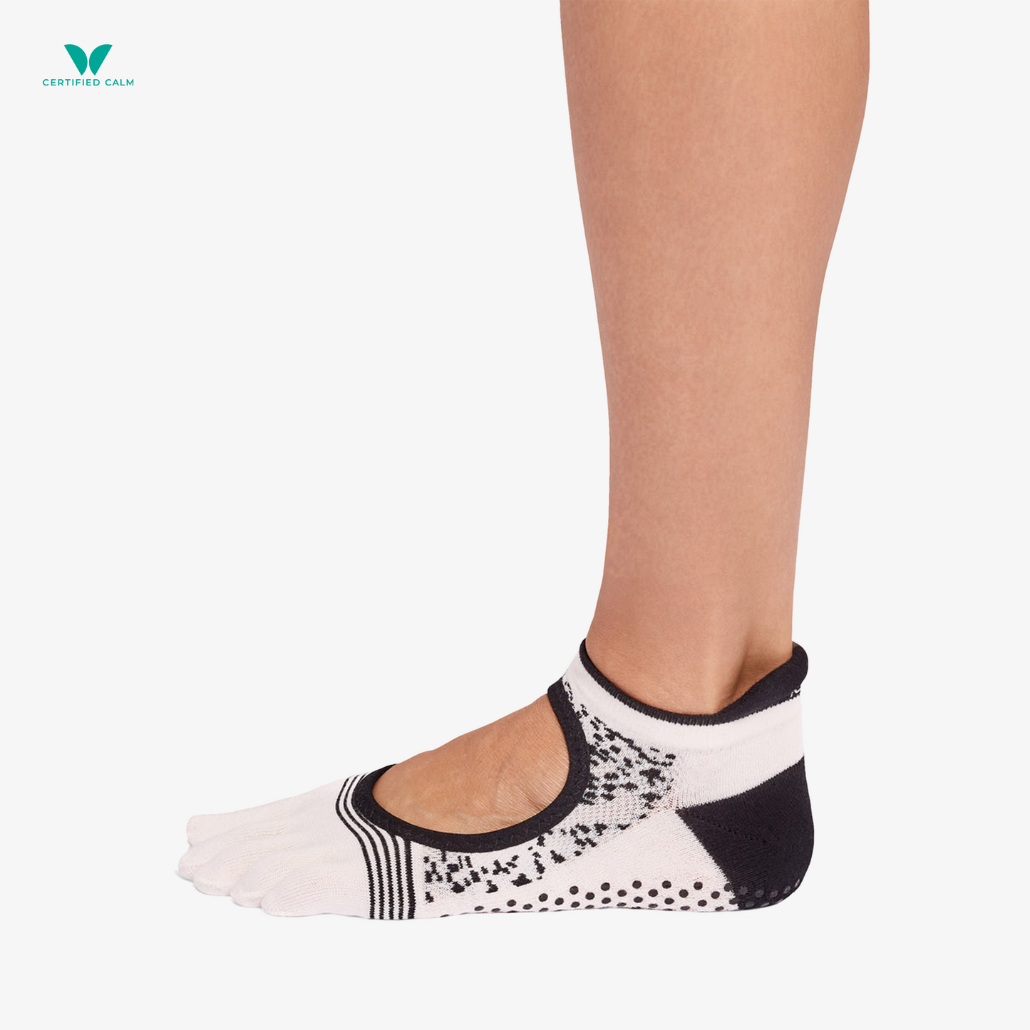 ToeSox Grip Socks Full Toe Bellarina