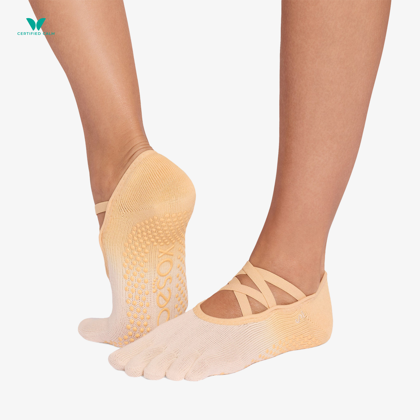 ToeSox Grip Socks Full Toe Elle
