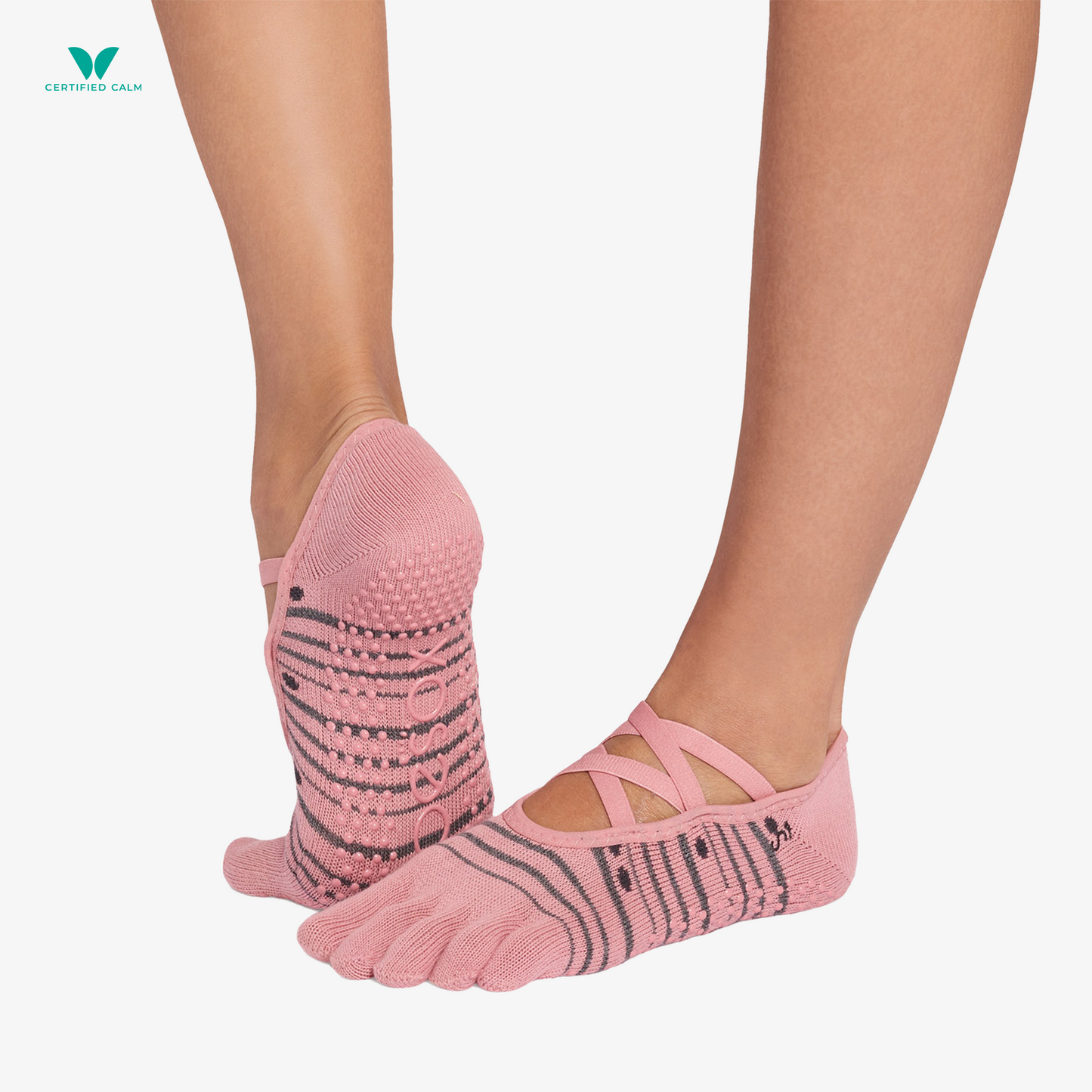 ToeSox Grip Socks Full Toe Elle
