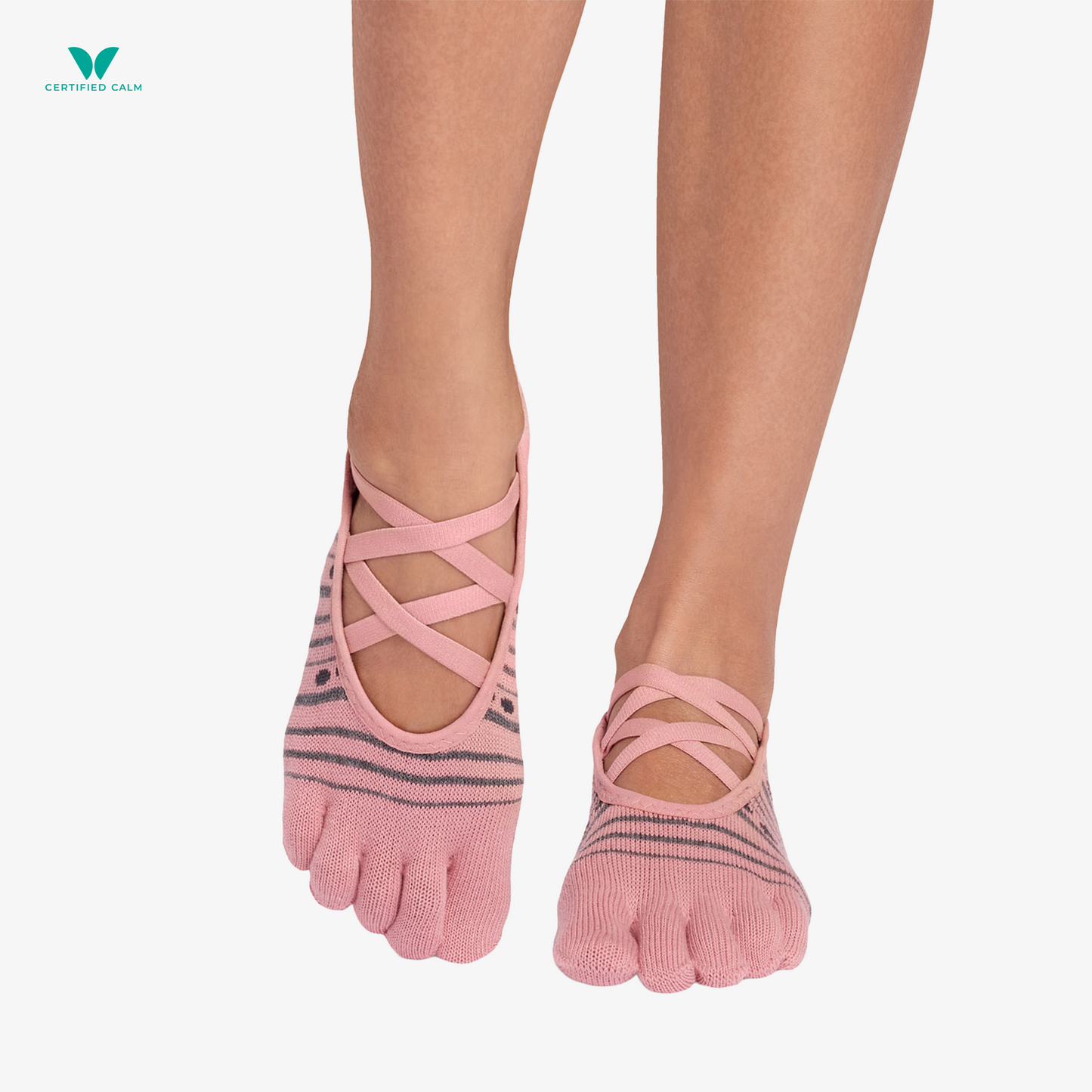 ToeSox Grip Socks Full Toe Elle