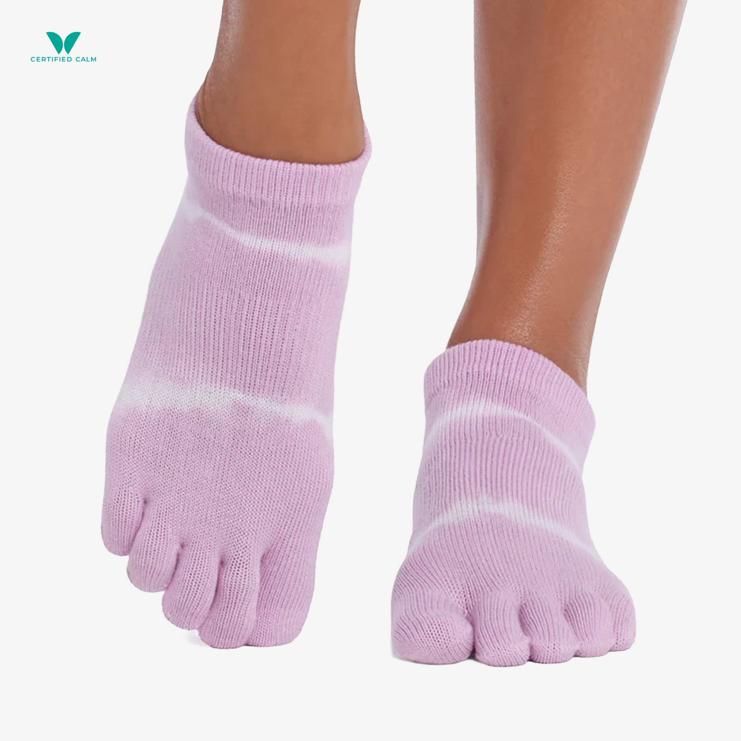 ToeSox Grip Socks Full Toe Low Rise