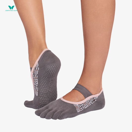 ToeSox Grip Socks Full Toe Mia