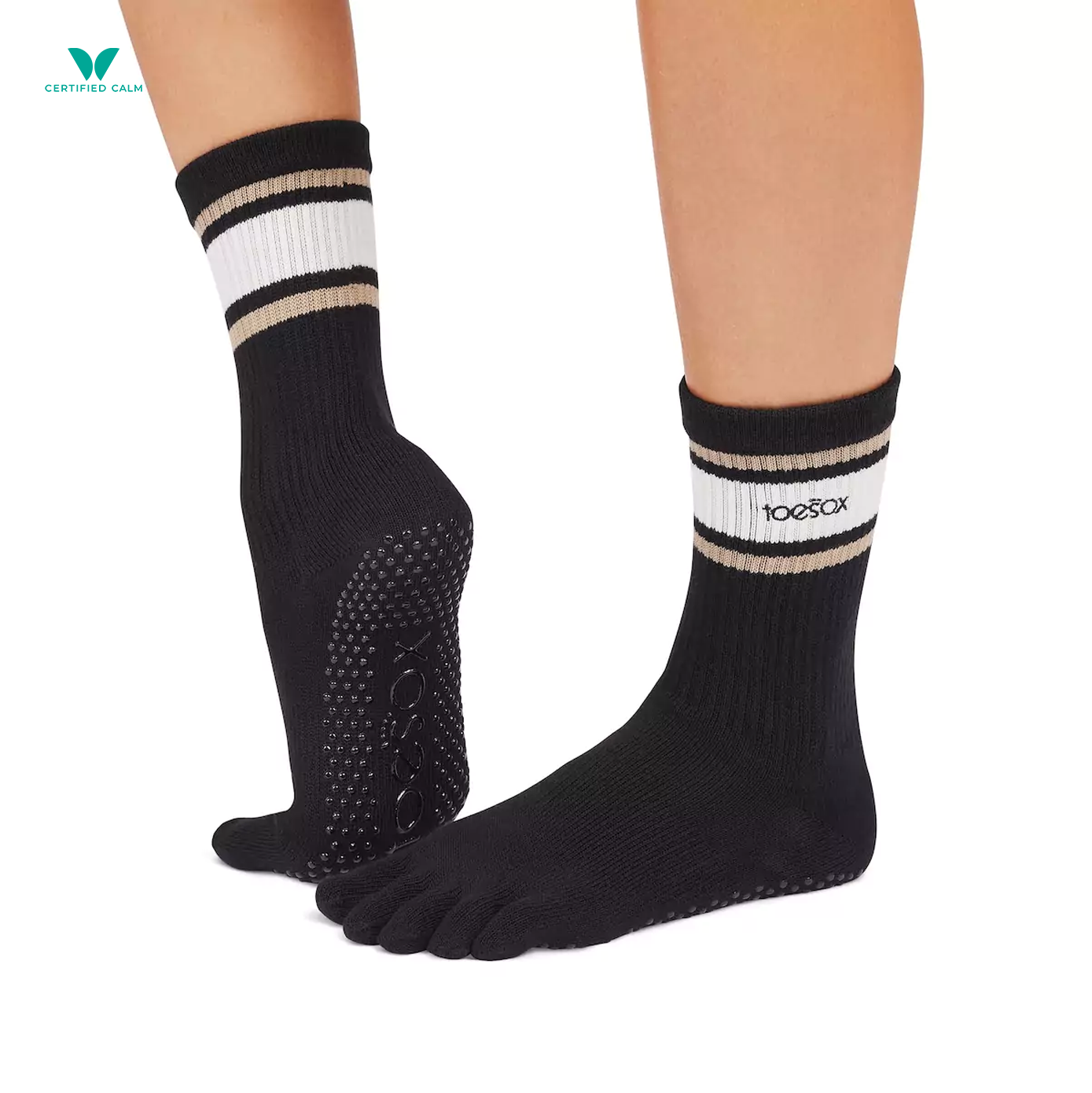 Toesox Grip Socks Full Toe - MULTIPLE STYLES AVAILABLE