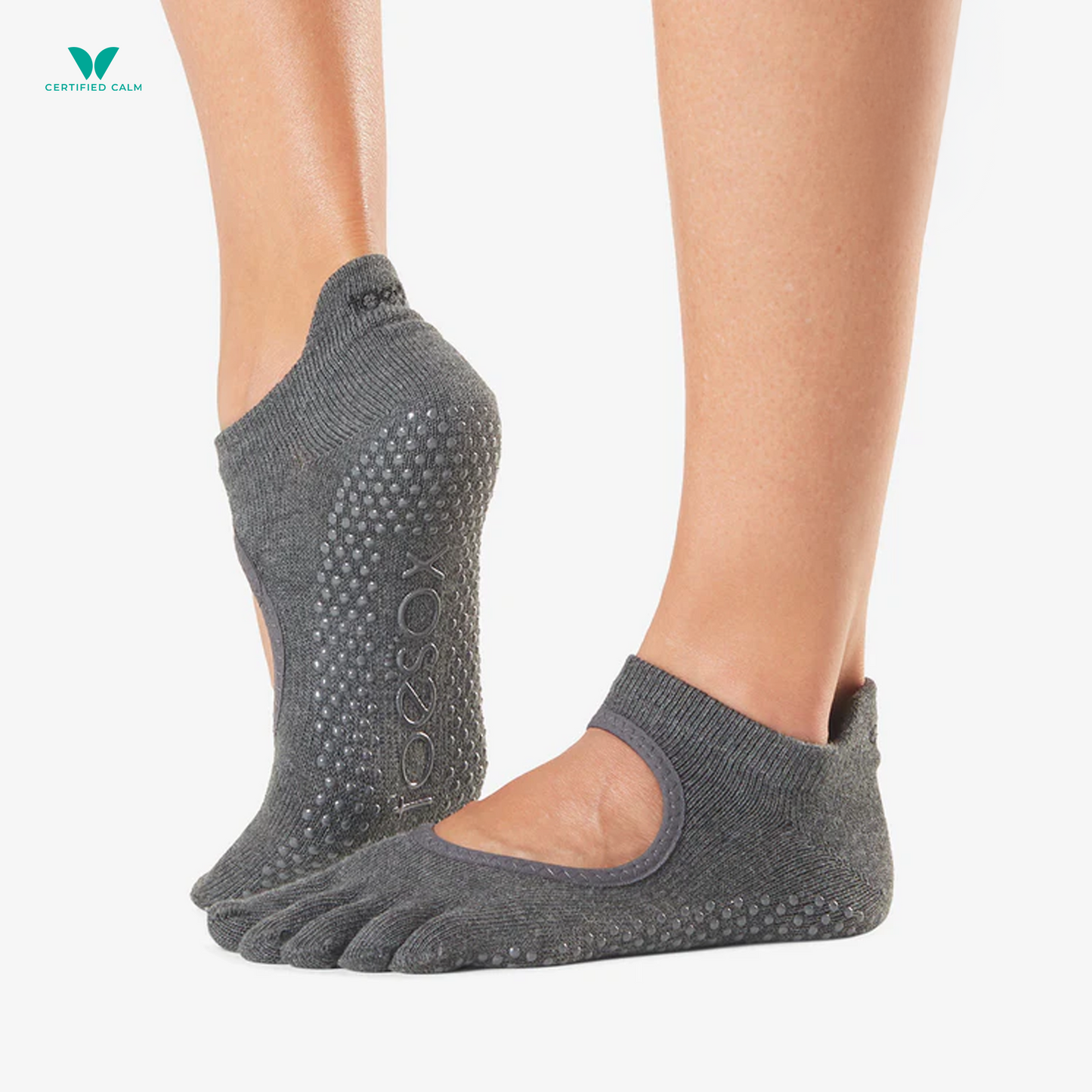 Toesox Grip Socks Full Toe - MULTIPLE STYLES AVAILABLE