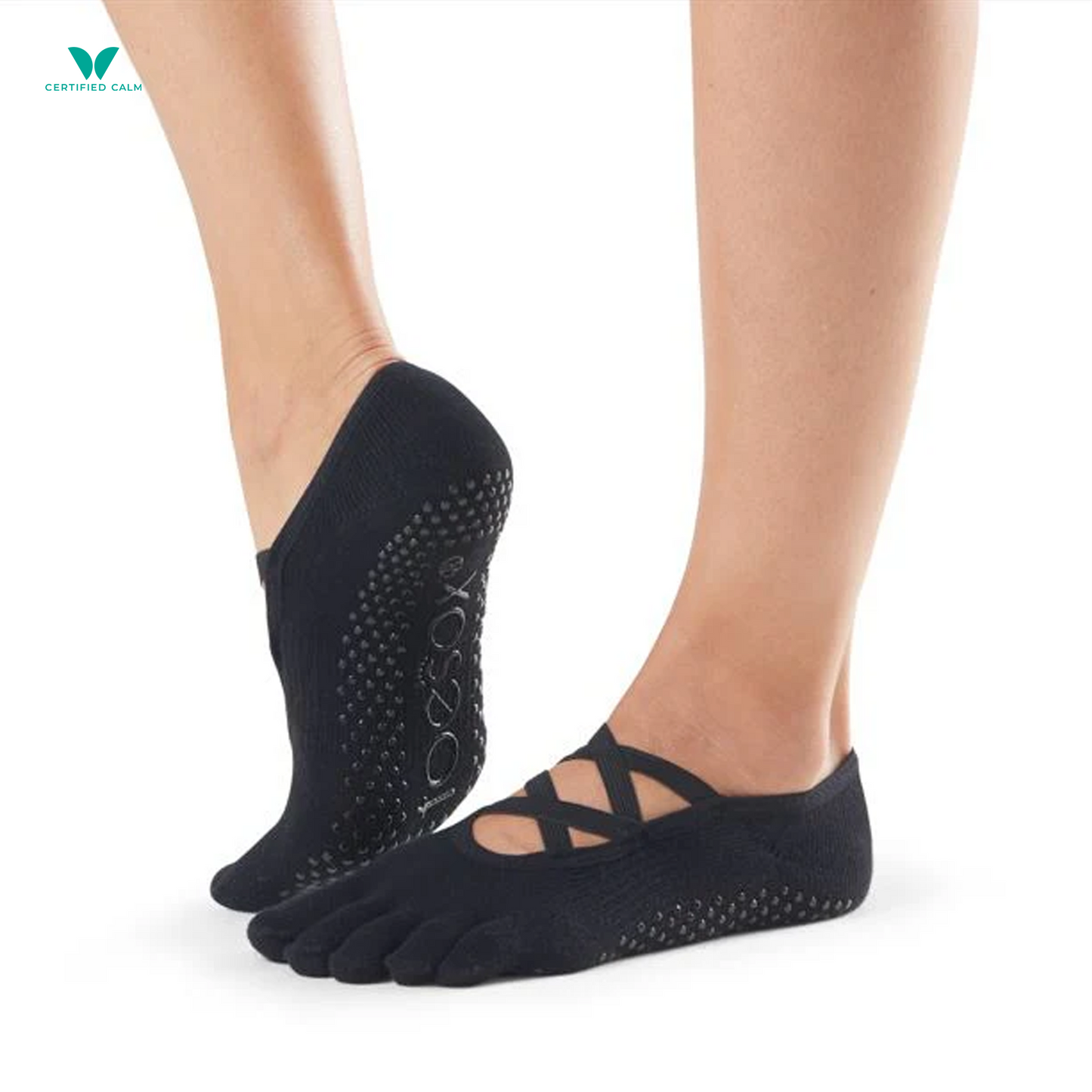 Toesox Grip Socks Full Toe - MULTIPLE STYLES AVAILABLE