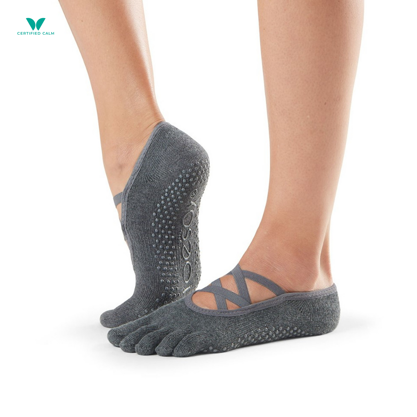 Toesox Grip Socks Full Toe - MULTIPLE STYLES AVAILABLE