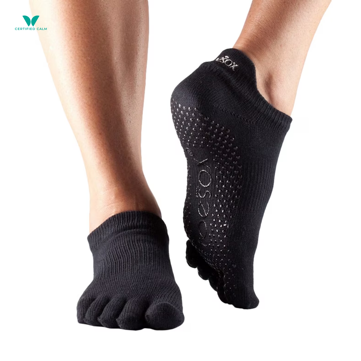 Toesox Grip Socks Full Toe - MULTIPLE STYLES AVAILABLE