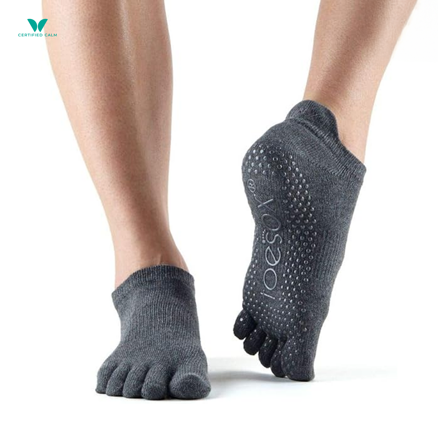 Toesox Grip Socks Full Toe - MULTIPLE STYLES AVAILABLE