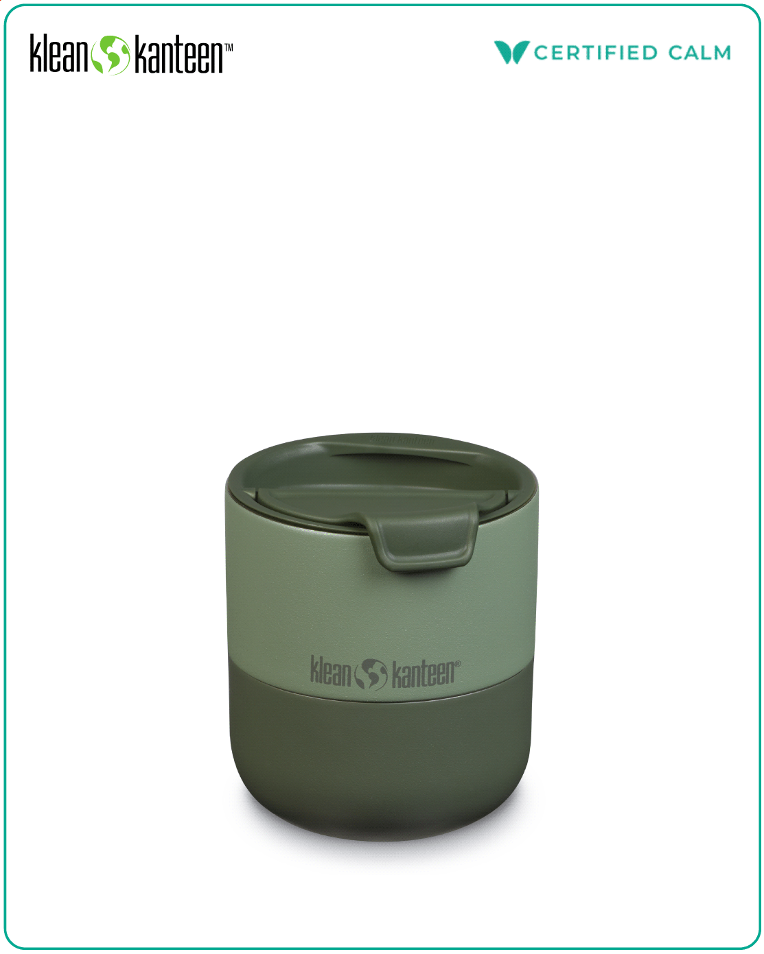 Klean Kanteen Rise 10oz Lowball (w/Flip Lid) - Sea Spray