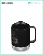 Klean Kanteen 12oz Camp Mug w/ Tumbler Lid Mountain Black
