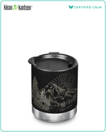 Klean Kanteen 12oz Camp Mug w/ Tumbler Lid Mountain Black