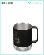 Klean Kanteen 12oz Camp Mug w/ Tumbler Lid Mountain Black