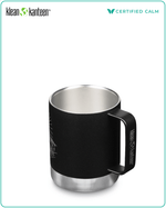 Klean Kanteen 12oz Camp Mug w/ Tumbler Lid Mountain Black