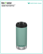 Name That Bottle 12oz TKWide (w/ Café Cap) - Beryl Green