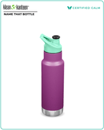 Name That Bottle Kid Classic Ins. Narrow 12oz (w/ Kid Sport Cap) - Sparkling Grape
