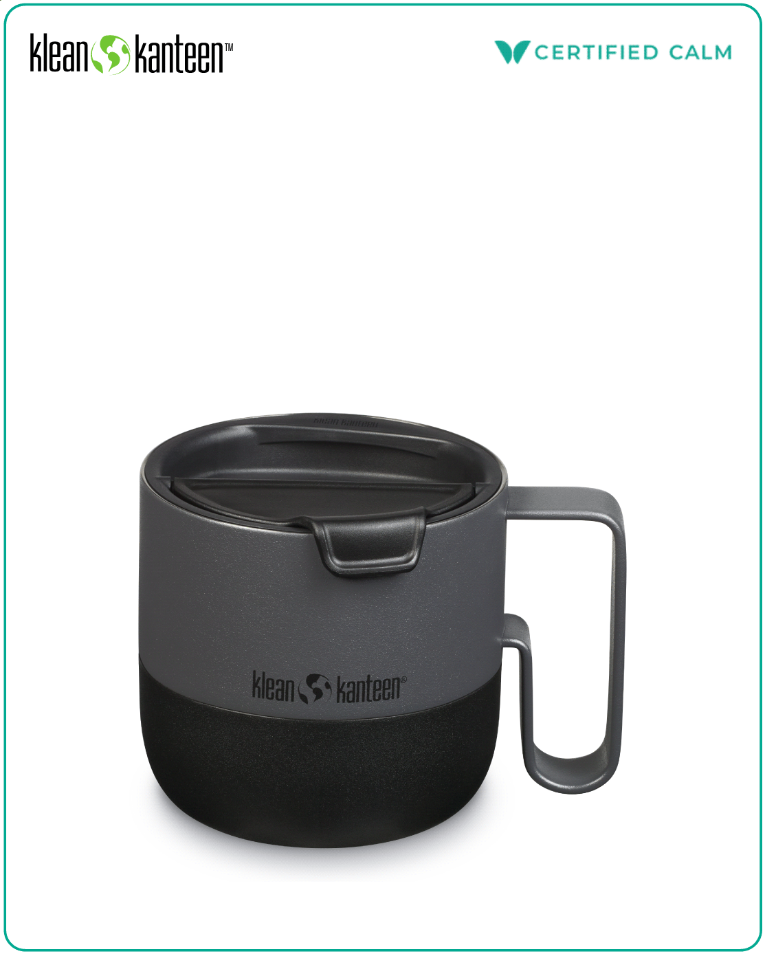 Klean Kanteen - 14 oz Rise Mug (Flip Lid) - Sea Spray