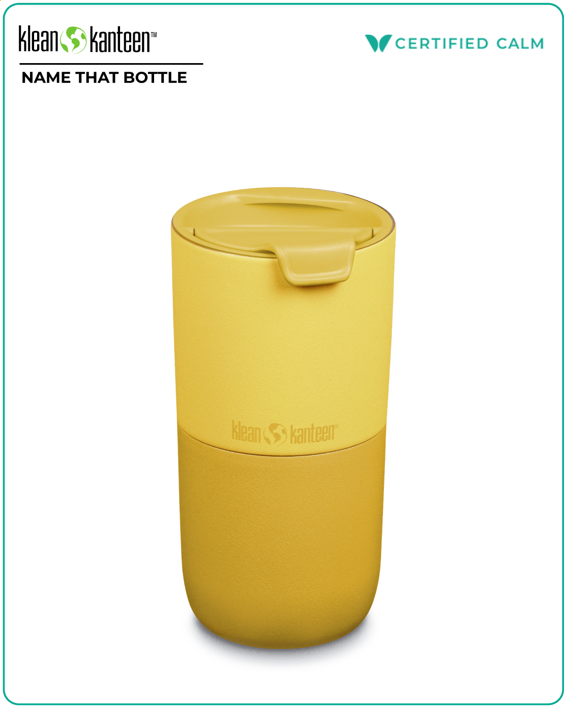 Name That Bottle Rise 16oz Tumbler (w/ Flip Lid) - Old Gold