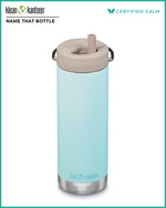 Name That Bottle 16oz TKWide (w/ Twist Cap) Blue Tint
