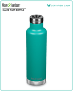 Name That Bottle 25oz Insulated Classic w/ Pour Through Porcelain Green