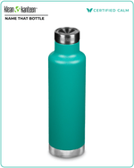 Name That Bottle 25oz Insulated Classic w/ Pour Through Porcelain Green