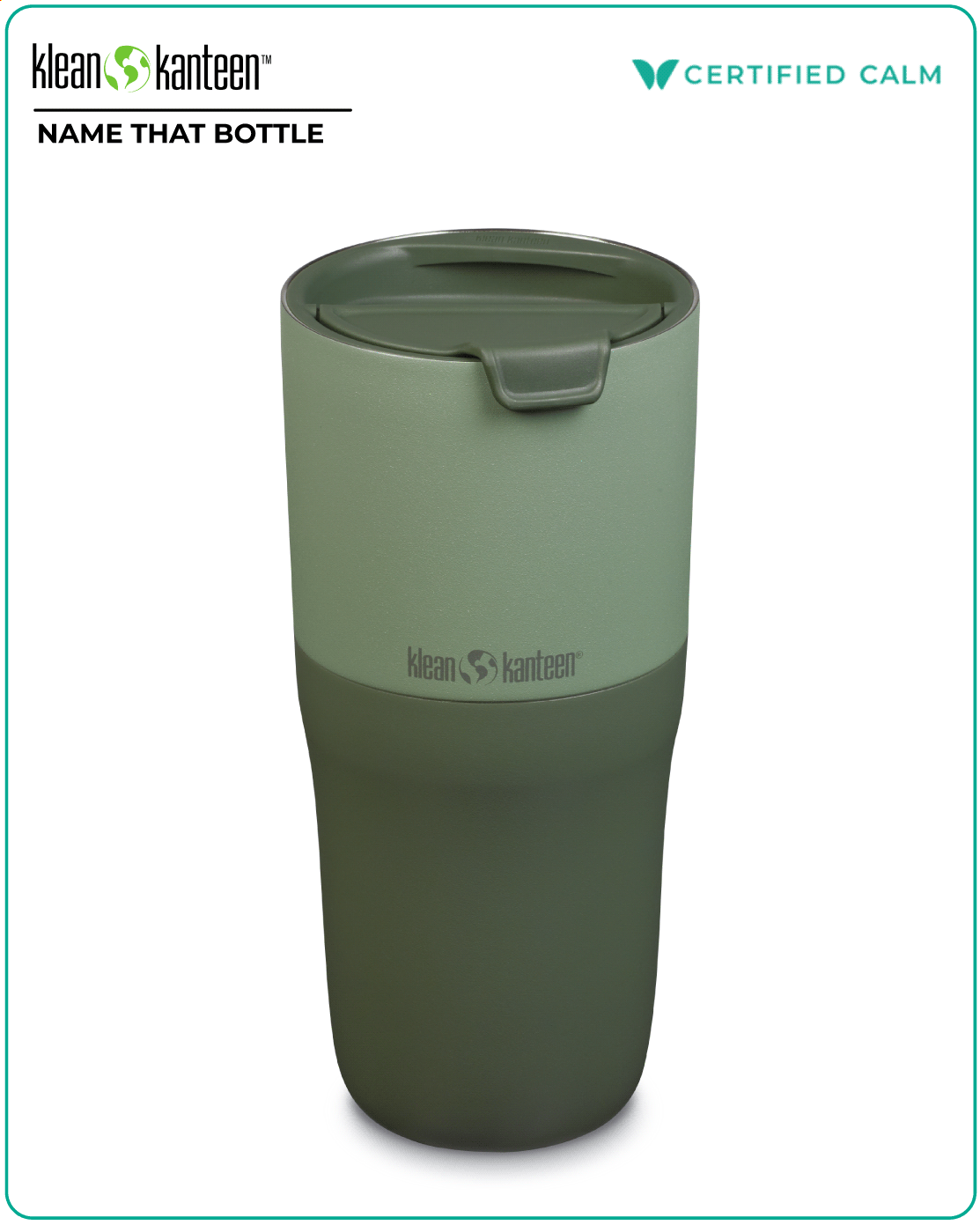 Name That Bottle Rise 26oz Tumbler (w/ Flip Lid) - Sea Spray