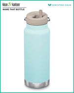 Name That Bottle 32oz TKWide (w/ Twist Cap) Blue Tint