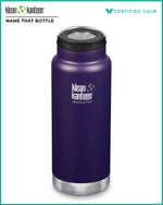 Name That Bottle Klean Kanteen 32oz TKWide (w/ Loop Cap) Kalamata