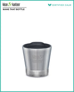 Name That Bottle 8oz Insulated Tumbler (w/ Tumbler Lid) White